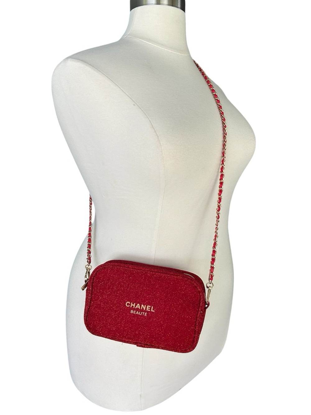CHANEL Beaute Make Up bag GWP- Converted to Crossbody - Picture 6 of 8